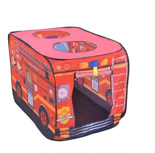 Auto Bombero Autoarmable Casita De Juegos Infantil Faydi