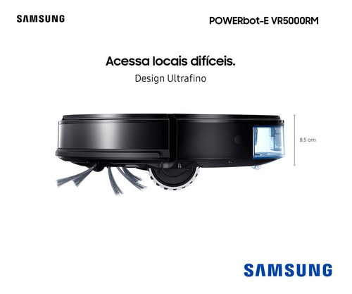 Imagem 8 de 10 de Robô Aspirador De Pó Inteligente Samsung Powerbot-e Wi-fi