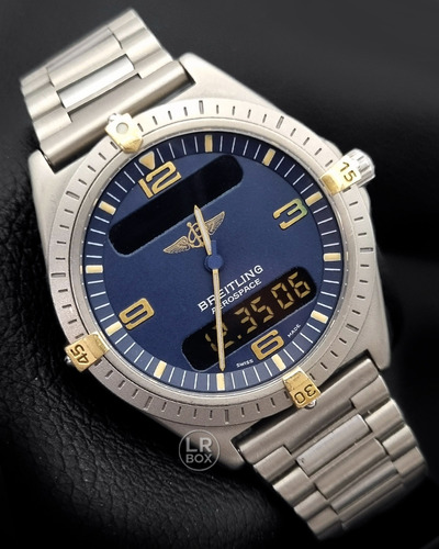 Breitling Aerospace Titanium Blue Dial 40mm