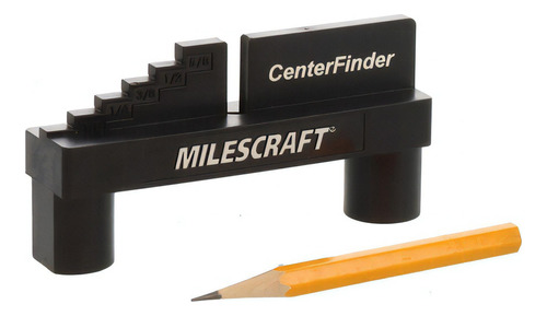 Milescraft Centerfinder Regla Guia Centrador Milimetrico Color Negro