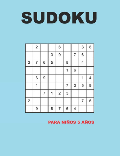 Libro: Sudoku Para Crianças De 5 Anos: 150 Adivinanza - Fáci