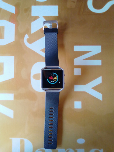 Reloj Fitbit Blaze Negro En Perfecto Estado (Usado)