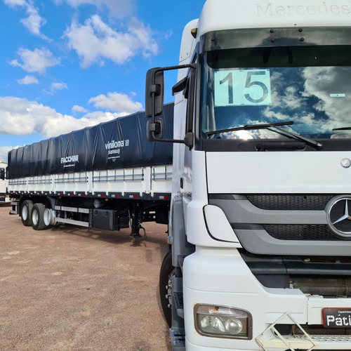 Caminhão Mb 2544 2015 6x2 + Carreta Facchini Graneleira 2020