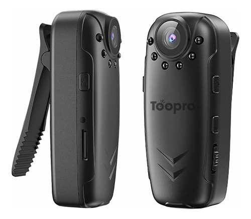 Cámara Corporal Hd 1080p Visión Nocturna Mini Portátil Negro