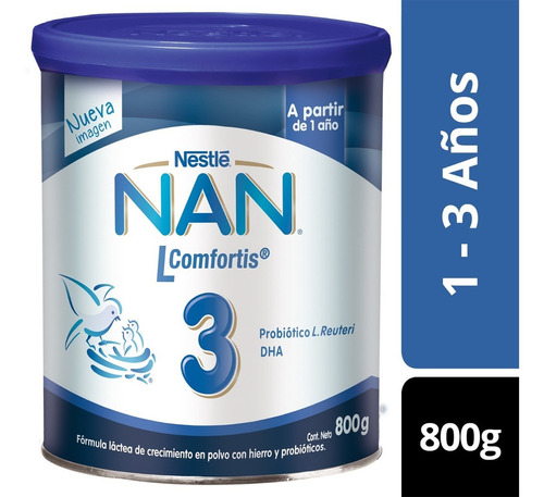 Leche Nan 3 L Comfortis 800gr