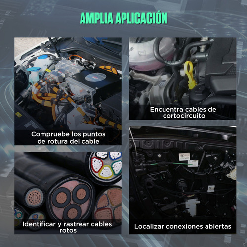 Probador de buscador de cortocircuito abierto automotriz Escáner de circuito de coche Detector de circuito CC corto abierto 6-24V Mrcartool DY25
