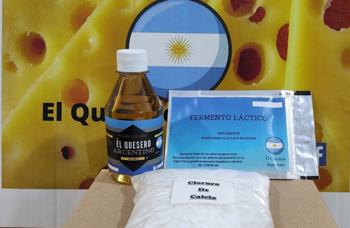 Cuajo Liquido Vacuno  + Calcio + Fermentos Para Gruyere