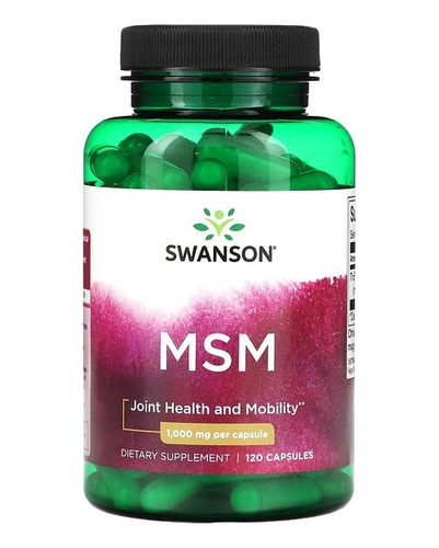 Swanson, Msm Cartílago, Colágeno, Tendones 1000mg/120tab 