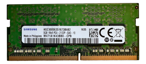 Memoria Ram Samsung 8gb 1rx8 Pc4-2133p -sa0-10 Pc4-17000