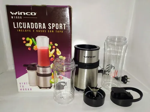 Mini Licuadora Portatil Deportiva Vaso Batidos Winco W1905 E