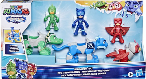 Pj Masks Animal Power 3-pack Poder Animal 3 Pulgadas