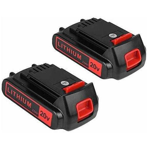 Batería De Repuesto Para Black And Decker 20v Max 2500mah