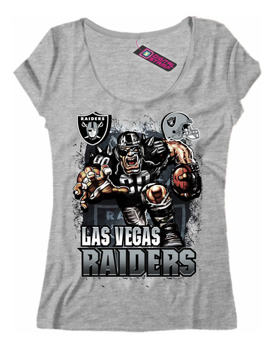 Remera Mujer Las Vegas Raiders Equipo Nfl 22 Dtg Premium