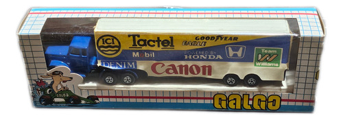 Galgo Camion Con Acoplado 1/64 Publi. Canon Con Caja Dec 80