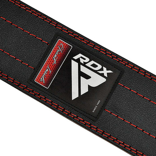 Cinturón De Levantamiento Rdx - Combat Red Wpb-rd1r