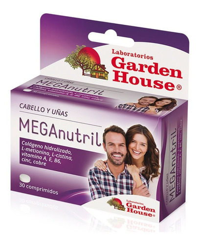 Garden House Meganutril X 30 Comp. Fortalece Cabellos Y Uñas