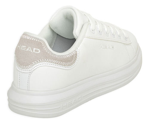 Zapatilla Head Plataforma Paris Mujer Blanca 4 Solo Deportes