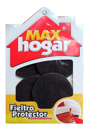 Fieltro Antirayones Pisos Para Muebles Ø60mm 4und Max Hogar