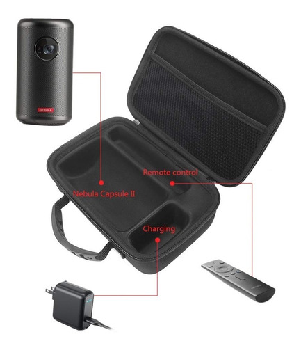 Imagen 5 de 7 de Premium Case Funda Resistente Proyector Nebula 100% Encargue