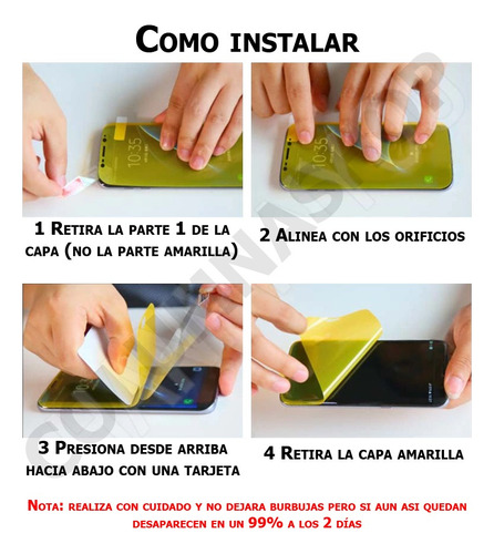 Micas De Hidrogel Delantera Y Traser Infinix Hot 50 Pro Plus