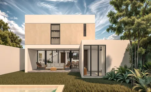 Casa En Venta Merida, Conkal En Privada, Mod. Nahual Plus, A 6 Meses.