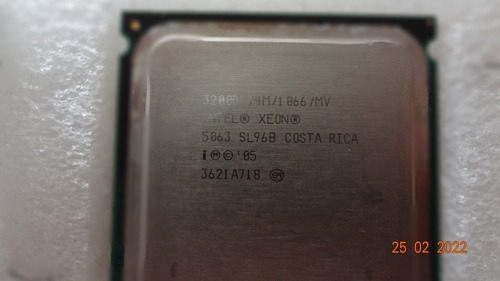 Cpu Intel Xeon 3200dp/3.2 Ghz /4m/1866/mv P/n Sl96b Lga771