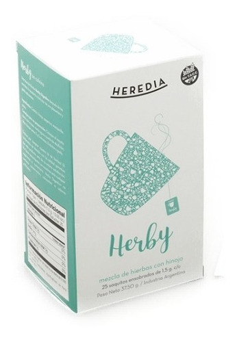 Heredia Té Herby Digestivo 25u