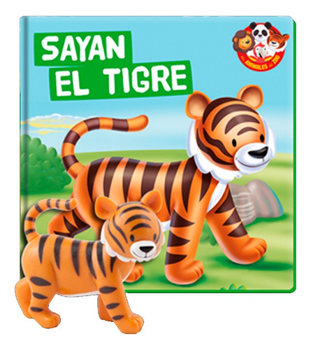 Colección Mis Animales Del Zoo Libro + Figura | Sayan El Tigre