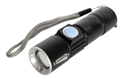 Linterna Wallis Led Ultrabrillante, Usb Recargable 700 Lumen