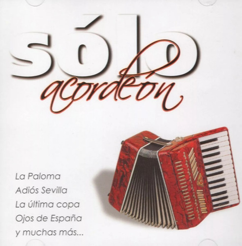 Solo Acordeon - Cd - Nuevo Versión del álbum Estándar