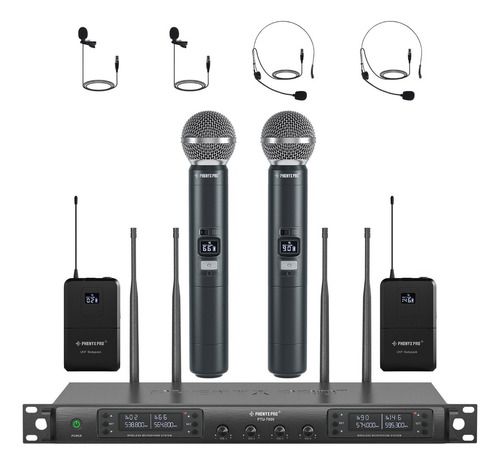 Phenyx Pro Sistema De Micrófono Inalámbrico Ptu-7000 Uhf