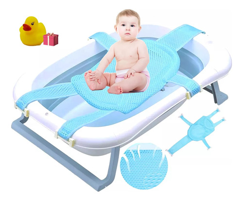 Soporte Tina Bebe Respaldo Bañera Antideslizante+flotar Pato