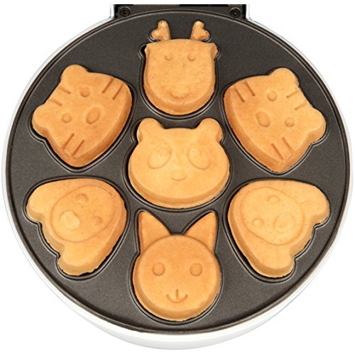 Animal Mini Waffle Maker Hace 7 Panqueque Divertido Forma