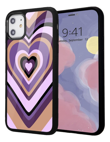 Funda Idocolors Para iPhone 11-corazon Varios Colores