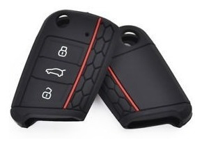 Imagen 3 de 7 de Fundas Y Protectores Llave Flip Volswagen 3 Botones