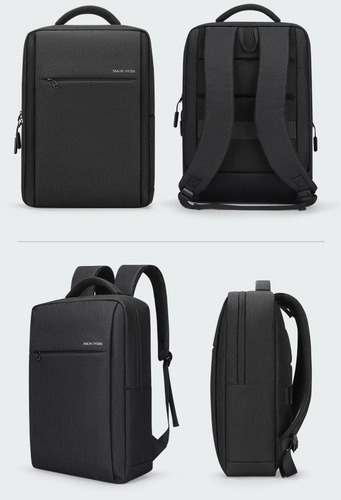Mochila Mark Ryden 2900 Premium Notebook 15,6 Impermeable Negro Liso