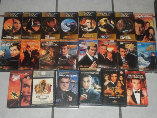 Coleccion 007 James Bond  - 17 Vhs Originales Subt. Español