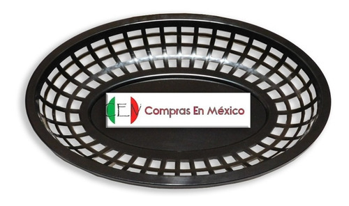 Imagen 2 de 3 de Canastilla Para Alimentos 24*15.6*4 Cm 24 Piezas