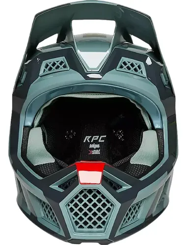 Capacete Fox Rampage Bike Fibra De Carbono Rpc Dh Mtb Mips Cor