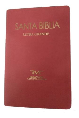 Biblia Reina Valera Contemporánea Letra Grande Fina Rvc