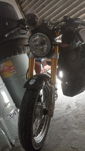 Moto Negra Con Barras Amarillas, Sin Adeudos Y Al 100