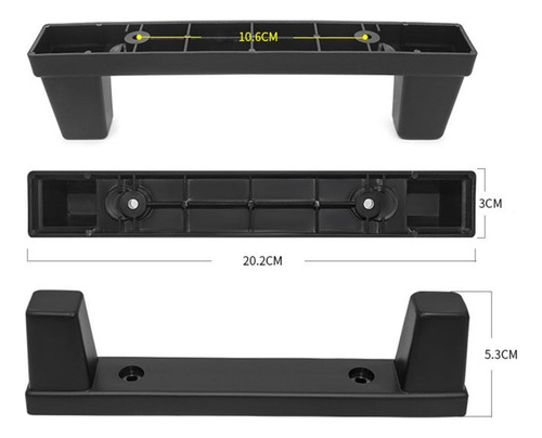 Soporte For Pies De Equipaje, Soporte Inferior Para