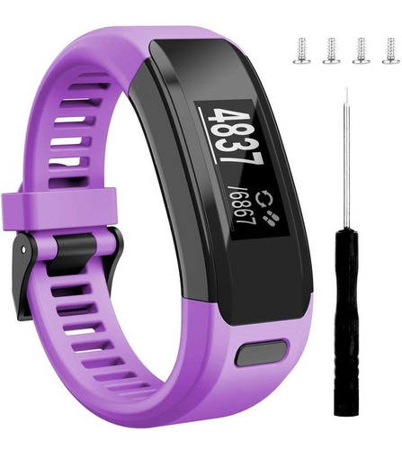 Malla Para Reloj Garmin Vivosmart Hr Purpura Regular