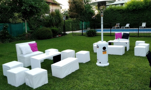 Alquiler De Puffs, Gazebos, Vajilla, Estufas. Zona Oeste