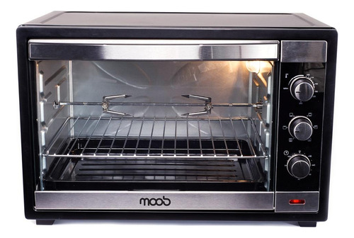 Forno de bancada elétrico Moob MBFNO602PR1 60L preto 220V