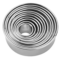 Comprar Moldes Cortantes Para Galletas Reposteria Acero X 11 Uni Color Acero Inox