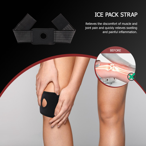 Correa Reutilizable Para Bolsa De Hielo, Envoltura De Gel Pa