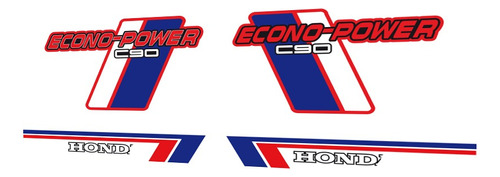 Stickers Calcomanias Hond Econo Power