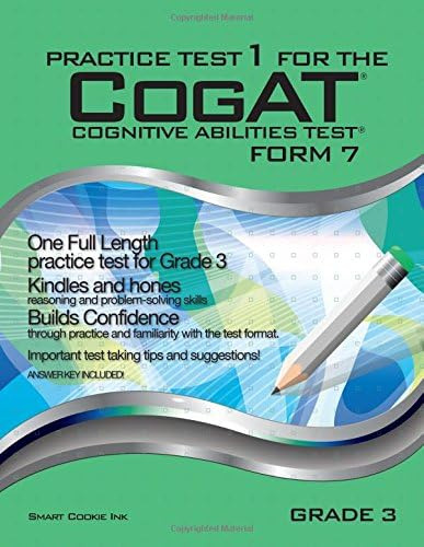 Libro: Practice Test 1 For The Cogat Form 7 Grade 3 (level 3