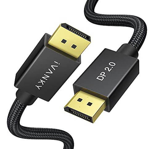 Cable Displayport 1.4 8k 60hz 4k 144hz Ivanky 2mts